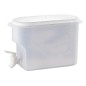 Dozator limonada 3,5L, robinet, 26 x 18 x 11cm, alb