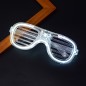 Ochelari Shutter LED, model aviator, 3 moduri iluminare, diverse culori