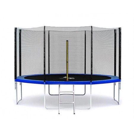 Plasa pentru trambulina exterioara, diametru 404 cm, 8 bare sustinere, 404x183cm, inchidere dubla