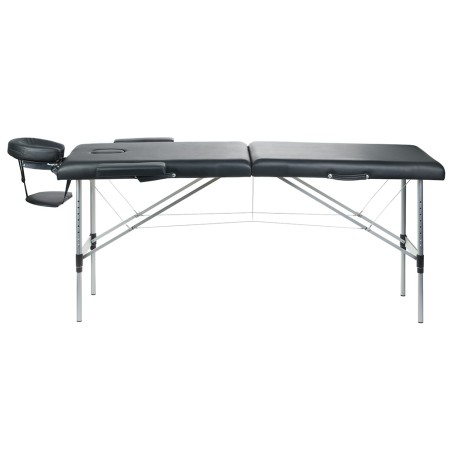 Pat masaj, forma ergonomica, inaltime reglabila 60-78,5 cm, cadru aluminiu, maxim 130 kg