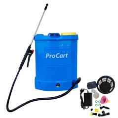 Pompa de stropit cu acumulator, 20L, curele de prindere reglabile, 5.5 Bar, 80 PSI, 12V, 8Ah