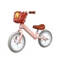 Bicicleta fara pedale pentru copii, de echilibru, reglabila pe inaltime, roti 11 inch, cos depozitare, roz