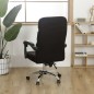 Husa universala pentru scaun de birou, 40 x 45 x 9 cm, neagra