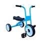 Tricicleta copii, cu ghidon inalt si pedale, 3 roti spuma EVA, capacitate maxima 25 kg, albastra