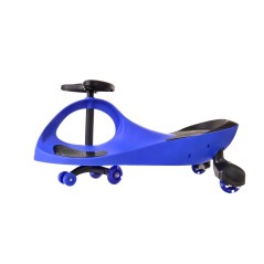 Masinuta ride-on gravitationala, fara pedale, roti cu LED, volan rotire 360 grade, maxim 130 kg
