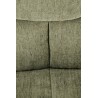 Scaun living/sufragerie Halmar K495, cadru lemn, rotativ 180 grade, stil modern, 60x65x87x51cm, textil, verde