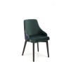 Scaun tapitat living/sufragerie Halmar Endo, cadru lemn, stil clasic, 57x56x86x47cm, catifea, verde