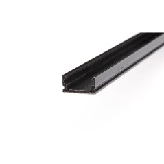 Profil pentru benzi LED, slim, aluminiu anodizat, 2 metri, negru