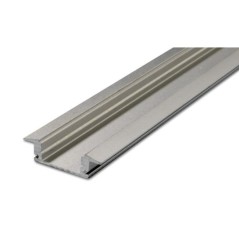 Profil aluminiu pentru benzi LED, latime 12 mm, lungime 2 metri, argintiu