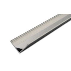 Profil unghiular pentru banda LED, aluminiu anodizat, lungime 2 metri, latime 10 mm
