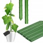 Arac sustinere plante, otel si plastic, lungime 90 cm, verde