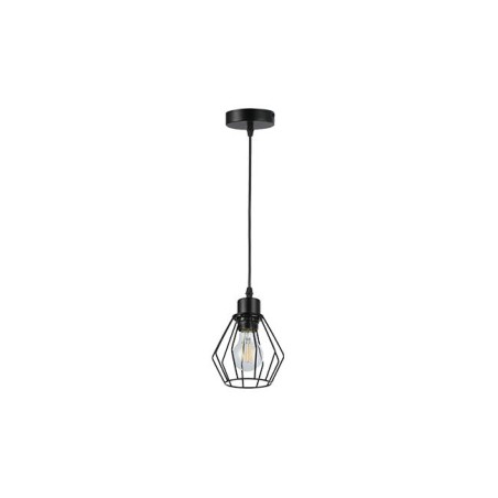 Lustra suspendata LED Otto, 1 pendul, diametru baza 10 cm, 35W, E27, IP20, negru