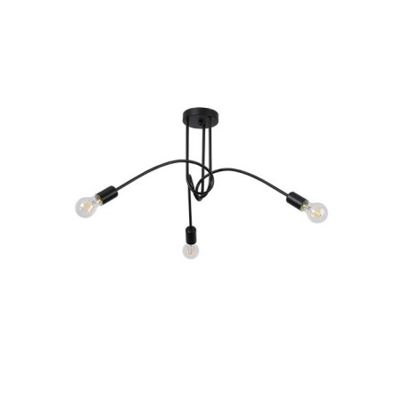 Lustra suspendata LED Nido, 3 becuri, diametru baza 12 cm, 35W, E27, IP20, negru