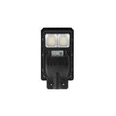 Lampa solara LED stradala, autonomie 6-20h, IP65, 6000K, 1200lm, 100W, 100 surse, negru