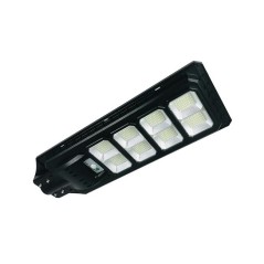 Lampa solara stradala, 400 LED-uri, senzor de miscare si amurg, telecomanda IR, 6000K, 6200lm, 400W