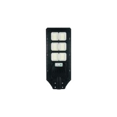 Lampa solara LED stradala, autonomie 6-20h, distanta detectare 6-12m, IP65, 6000K, 4200lm, 300W, 300 surse, negru