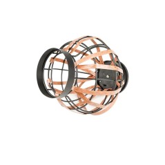 Lampa solara LED gradina, autonomie 6-8h, IP44, 3000K, 20lm, 0.1W, 1 sursa, negru