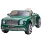 Masina electrica de jucarie Bentley Mulsanne, 2x35W, MP3, maxim 30 kg, telecomanda, roti EVA, verde