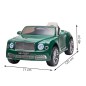 Masina electrica de jucarie Bentley Mulsanne, 2x35W, MP3, maxim 30 kg, telecomanda, roti EVA, verde