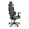 Scaun gaming Halmar Nitro 2, inaltime reglabila 130-137cm, cotiere reglabile, textil, gri/negru