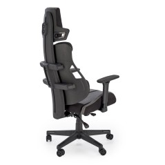 Scaun gaming Halmar Nitro 2, inaltime reglabila 130-137cm, cotiere reglabile, textil, gri/negru