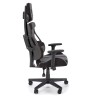 Scaun gaming Halmar Nitro 2, inaltime reglabila 130-137cm, cotiere reglabile, textil, gri/negru