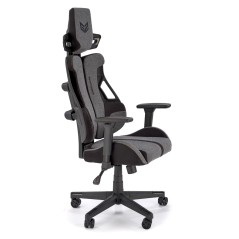 Scaun gaming Halmar Nitro 2, inaltime reglabila 130-137cm, cotiere reglabile, textil, gri/negru