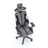 Scaun gaming Halmar Nitro 2, inaltime reglabila 130-137cm, cotiere reglabile, textil, gri/negru