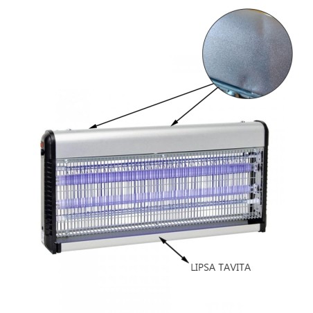 Capcana electrica antiinsecte 36W, tub UV-A, antitantari, raza actiune 150 mp, RESIGILAT