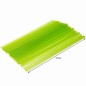 Kit constructie cort pentru copii, 101 piese, 64 paie verde fluorescent, 36 conectori, cort