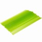 Kit constructie cort pentru copii, 101 piese, 64 paie verde fluorescent, 36 conectori, cort