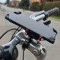 Suport telefon pentru bicicleta, universal, reglabil, protectie anti-alunecare