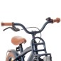 Bicicleta copii, Cool Boy, 12 inch, cadru otel, jante aluminiu, roti ajutatoare, reglabila pe inaltime, V-brake, bleumarin