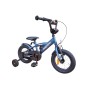 Bicicleta copii, cadru otel, roti 12 inch, reglare inaltime, frana V-brake, stop si far, roti ajutatoare