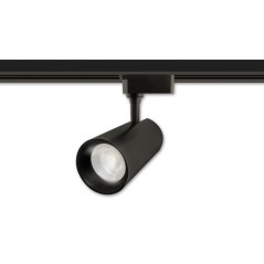 Lampa pentru sina monofazata, LED COB 10W, lumina neutra, 800 lm, IP20, negru mat