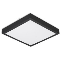 Plafoniera LED SMD, luminozitate 1680lm, 24W, lumina alb neutra, baza otel, 370 x 370 x 60 mm