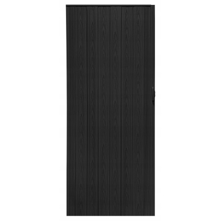 Usa de interior plianta tip acordeon, 203x100cm, negru, 0,7mm