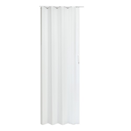 Usa de interior plianta tip acordeon, 203x90cm, stejar alb mat, 0,7mm