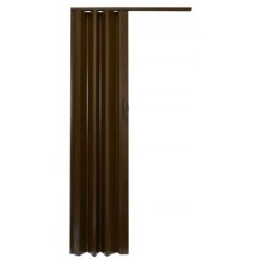 Usa de interior plianta tip acordeon, 203x80cm, wenge mat, 10mm