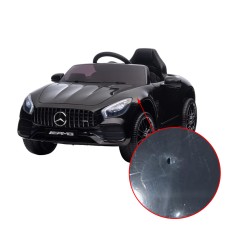 Masinuta electrica pentru copii, Mercedes Benz AMG GT, 2x20W, MP3, USB/SD, suspensie, maxim 35 kg, 12V, negru, RESIGILAT