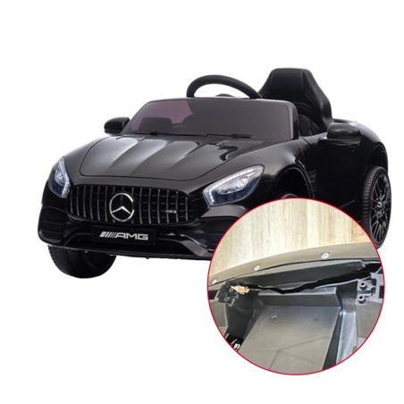 Masinuta electrica pentru copii, Mercedes Benz AMG GT, 2x20W, MP3, USB/SD, suspensie, maxim 35 kg, 12V, RESIGILAT