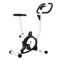 Bicicleta fitness, scaun reglabil pe inaltime, monitor LCD, timp, viteza, distanta, calorii, ghidon ergonomic, maxim 100 kg