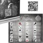 Calendar advent pentru barbati, 24 cadouri surpriza, design elegant, 32,5x9x27,5 cm