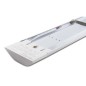 Lampa LED, montare perete, 36W, 4000K, lungime 120 cm, otel si PC, RESIGILAT