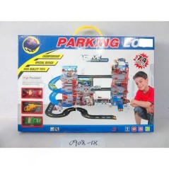 Parcare masini cu 3 etaje, set 74 piese, garaj vehicule