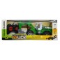 Utilaj Tractor agricol, control telecomanda, efecte sonore, lumini, 1:36, verde/alb