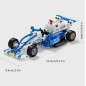 Set constructie masina de curse, 2 in 1 Formula Racing, 231 piese, 6 ani+