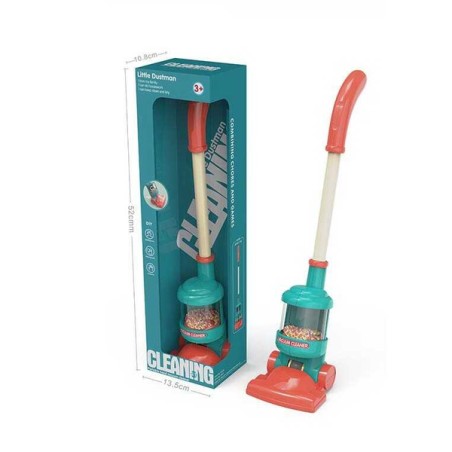 Aspirator vertical pentru copii, bile din polistiren, lumini, sunete, 13.5x52x10.8 cm