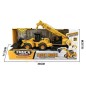 Set utilaje de constructie pentru copii, excavator si buldoexcavator, 3 ani+