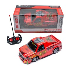 Jucarie masinuta de telecomanda, model sport, efecte luminoase, 1:20, rosie